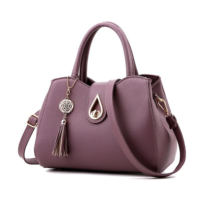 Leather Totes Bags Brief Women Shoulder Bag