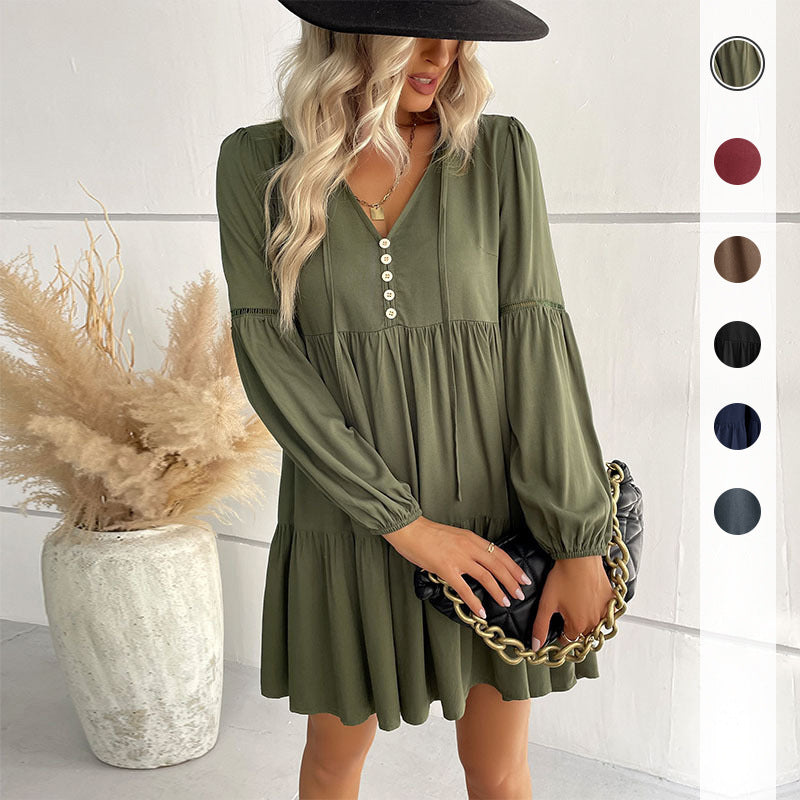 Long Sleeve Loose Dresses