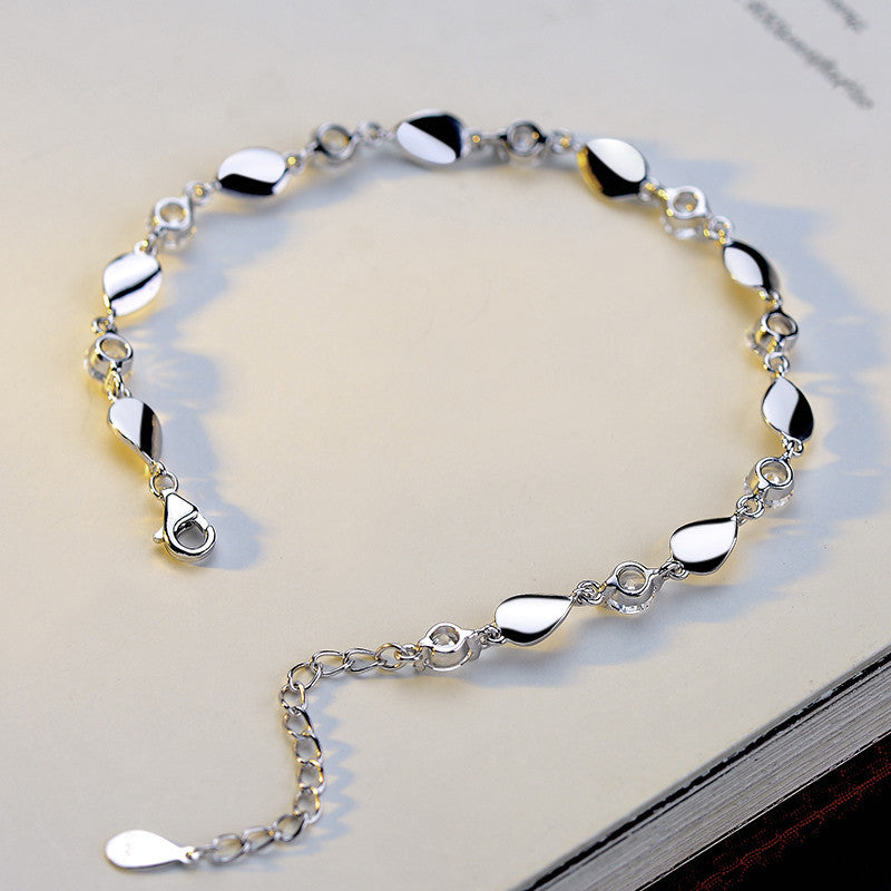 SAYCONA Diamond-925 Sterling Silver Bracelet
