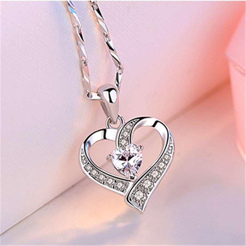 Heart-Shaped Clavicle Pendant