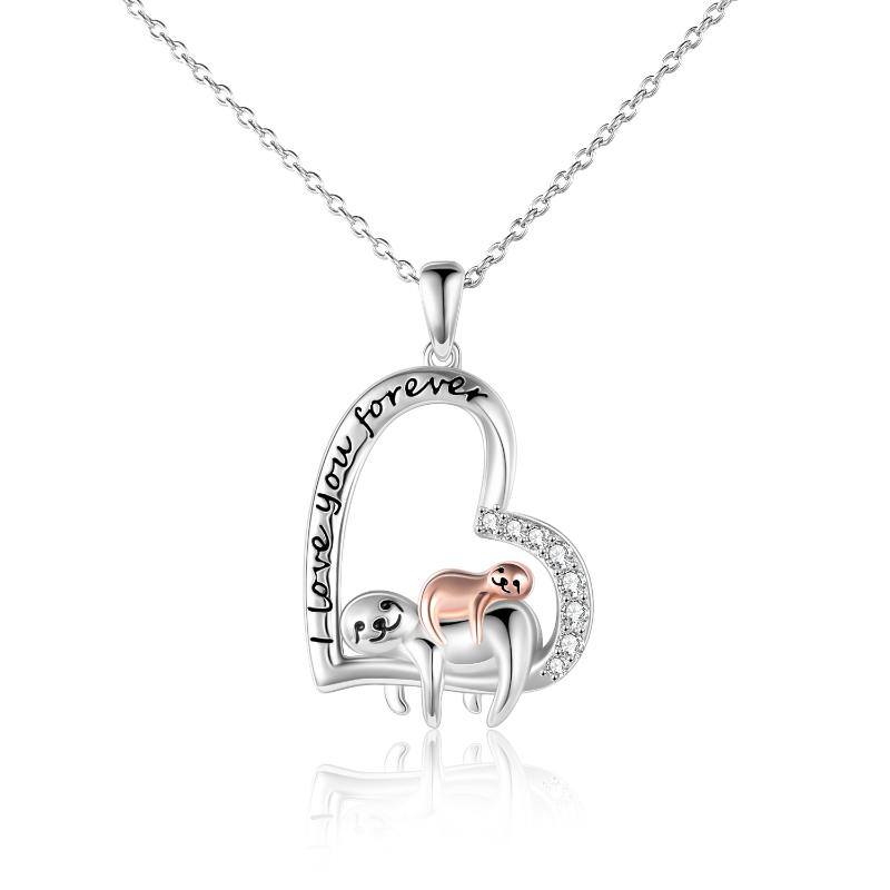 Sloth Necklace for Mom Women Girls Sloth Jewelry