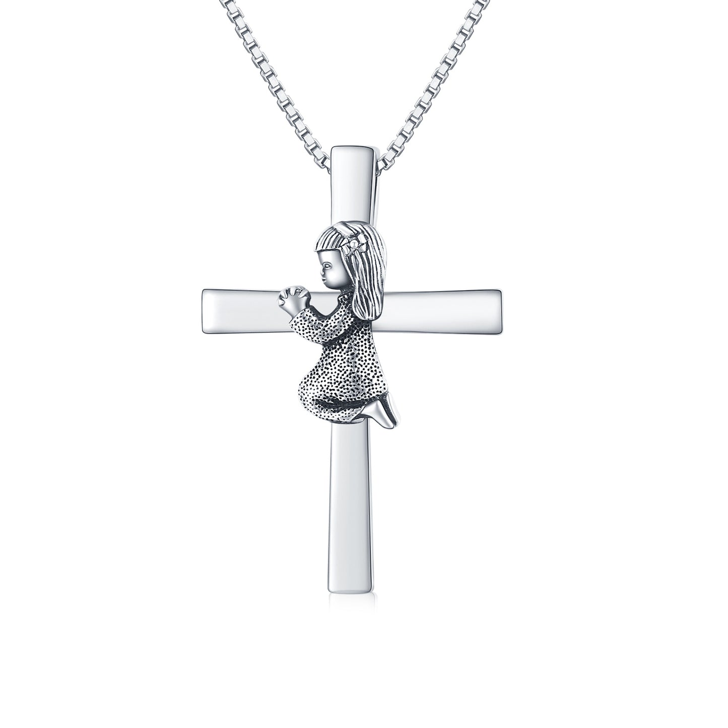 Saycona Cross Religious Pendant Necklace