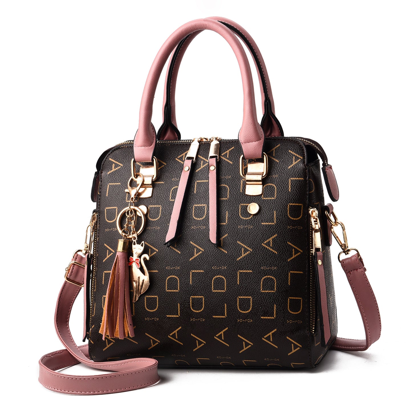 Large Capacity PU Leather Handbag Cross Bag