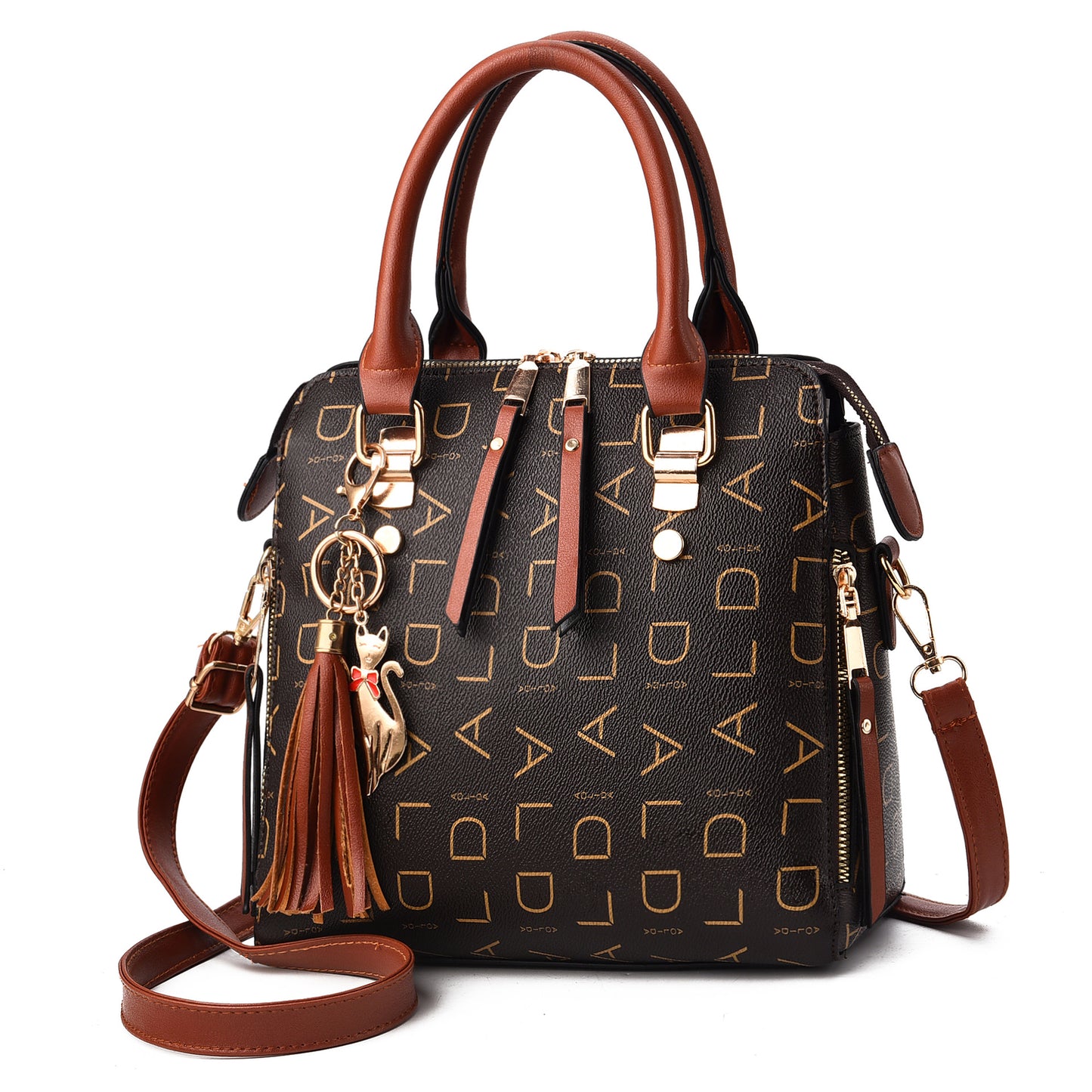 Large Capacity PU Leather Handbag Cross Bag