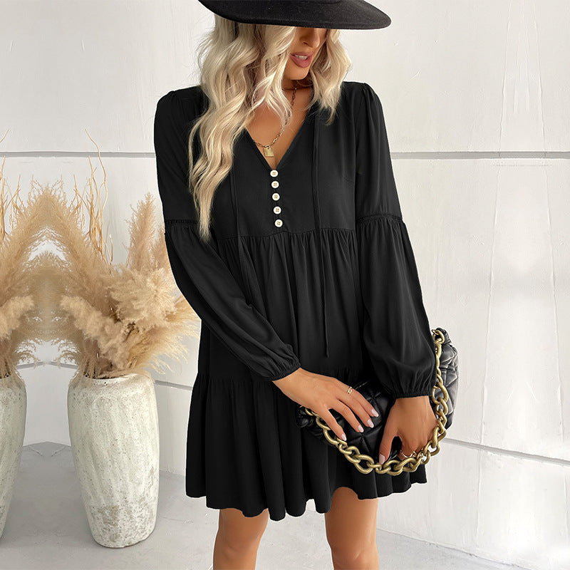 Long Sleeve Loose Dresses