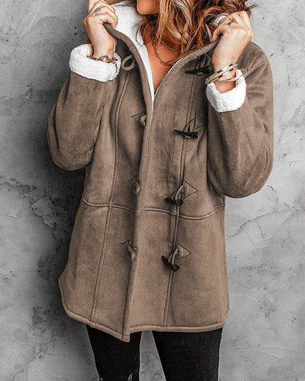 Mid-Length Windbreaker Coat – Warm and Stylish