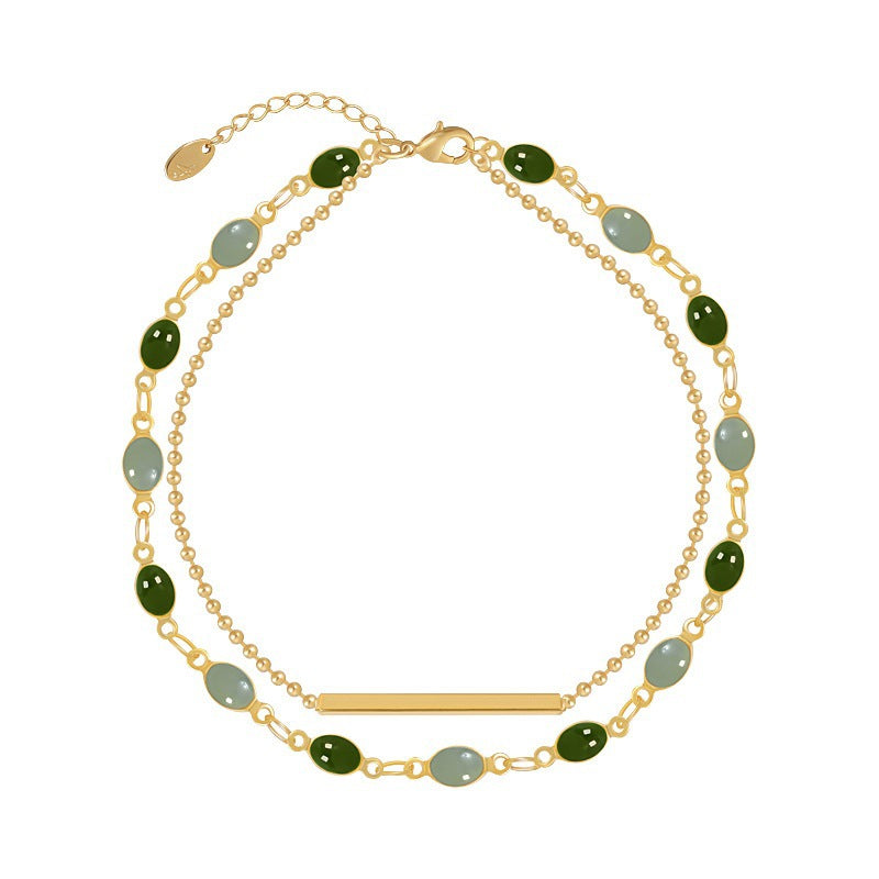 Gold Plating Korean Dongdaemun Fashion Retro Bracelet Women