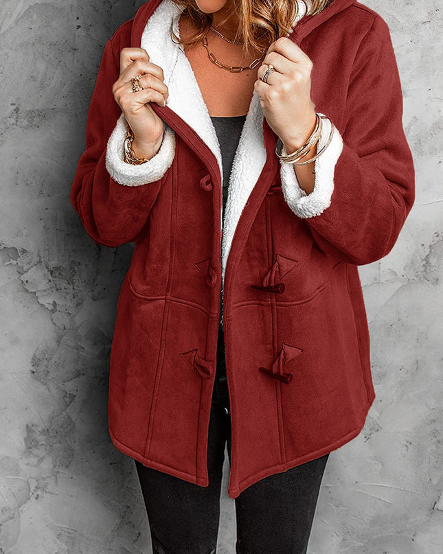 Mid-Length Windbreaker Coat – Warm and Stylish
