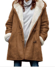 Mid-Length Windbreaker Coat – Warm and Stylish