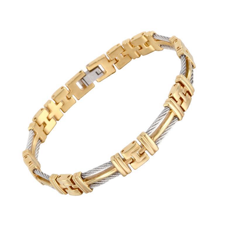 Popular Bracelet Titanium Steel 18k Gold