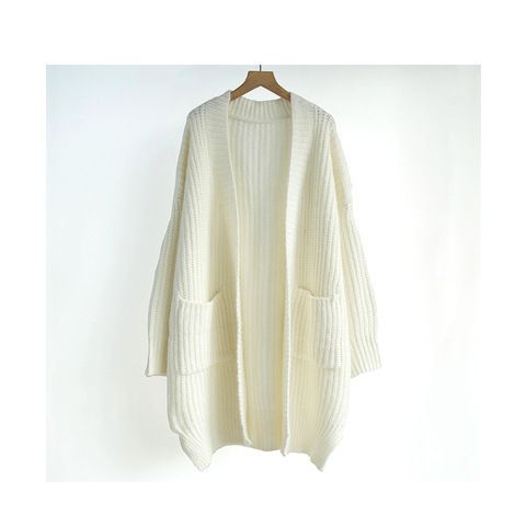 Women's Fashionable All-matching Overknee Sweater Coat