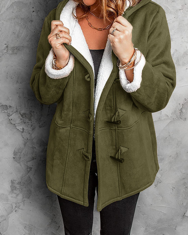 Mid-Length Windbreaker Coat – Warm and Stylish