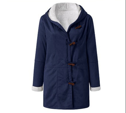 Mid-Length Windbreaker Coat – Warm and Stylish