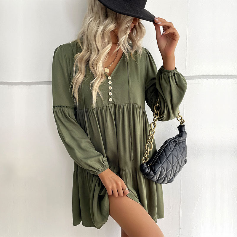 Long Sleeve Loose Dresses
