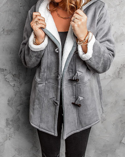 Mid-Length Windbreaker Coat – Warm and Stylish