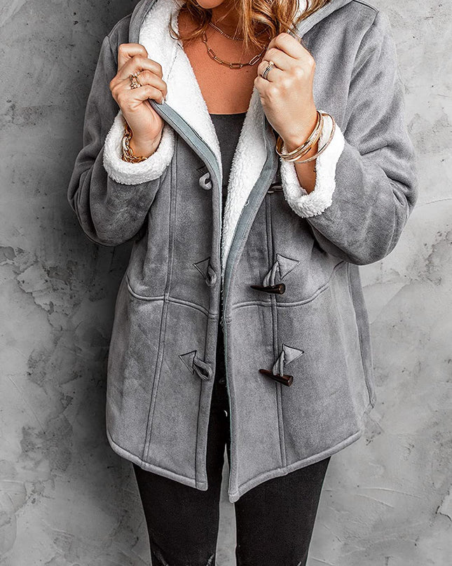 Mid-Length Windbreaker Coat – Warm and Stylish