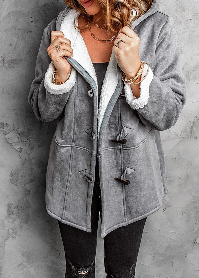 Mid-Length Windbreaker Coat – Warm and Stylish