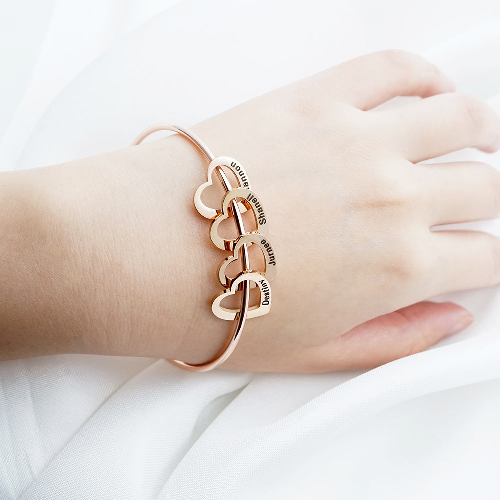 SAYCONA LOVE TITANIUM STEEL BRACELET
