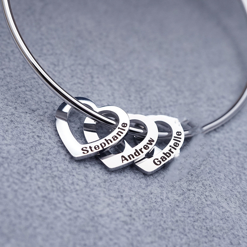 SAYCONA LOVE TITANIUM STEEL BRACELET