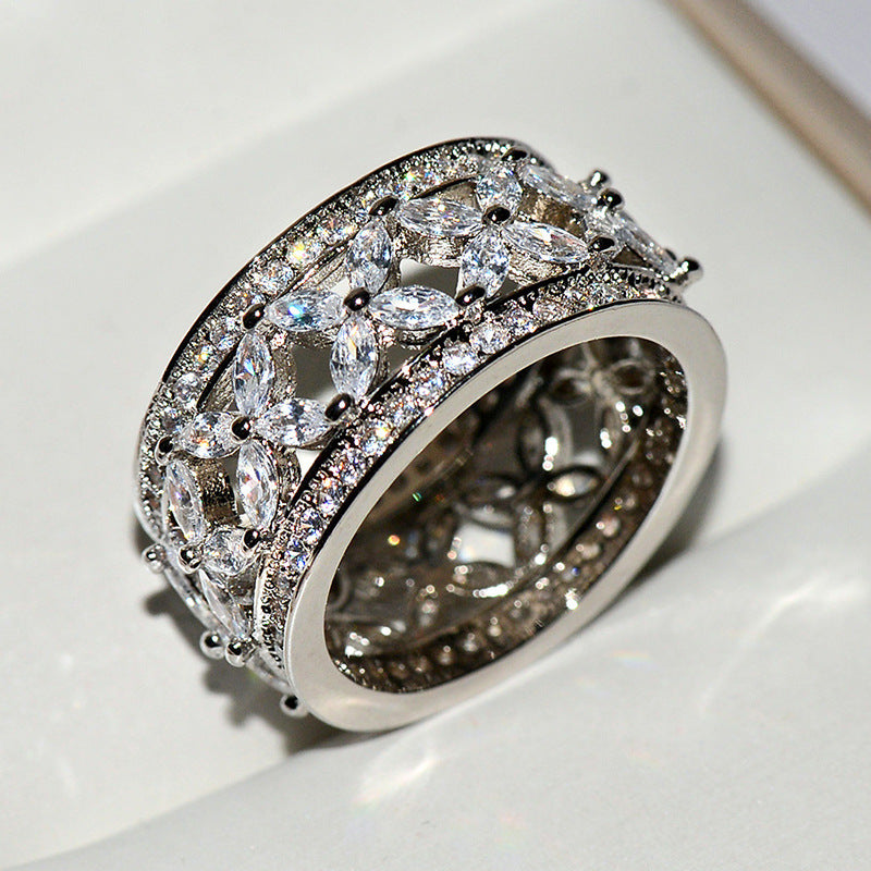 Luxury full Zircon Ring