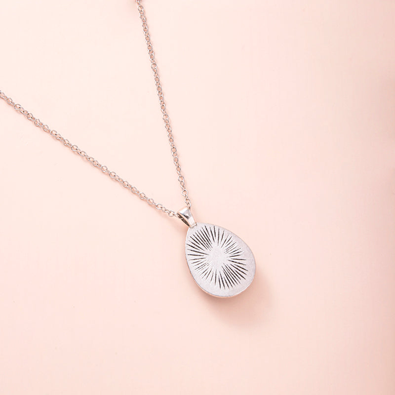 Turkish Nazar Blue Eye Glass Water Drop Pendant