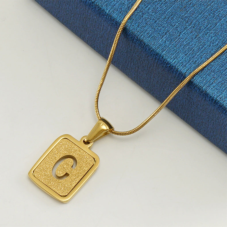 SAYACONA Alphabet - 18K Necklace