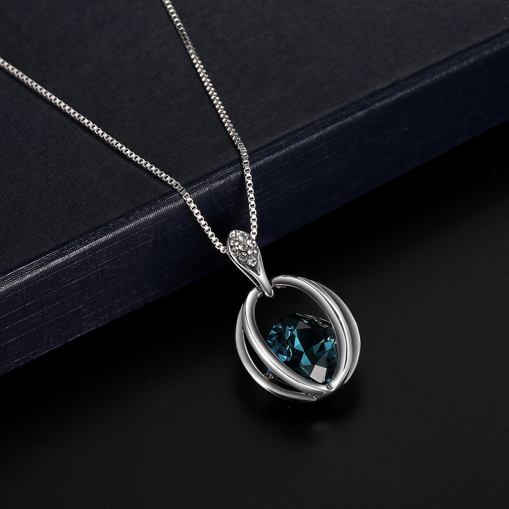 SAYCONA Crystal Jewelry Set