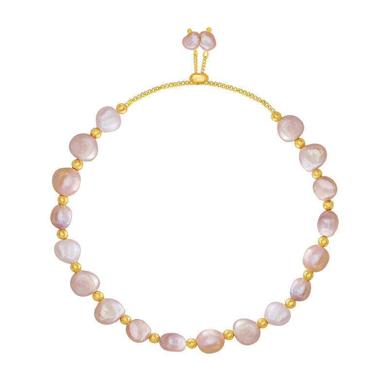 Baroque Pearl Bracelet with Design Sense