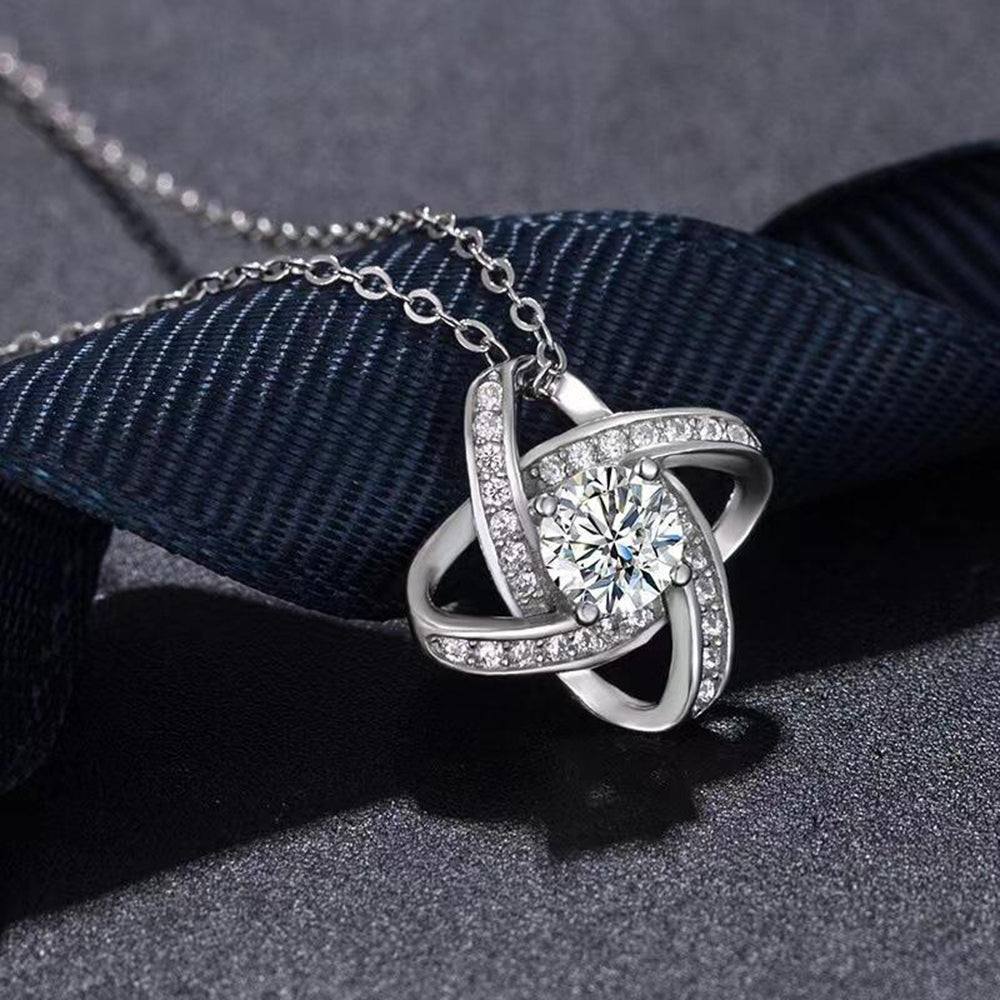 Set Zircon Necklace Earrings Crystal
