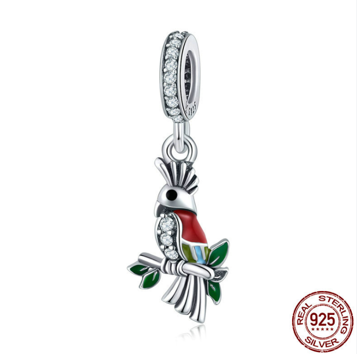 Small Jewelry Cute Parrot Pendant Handmade jewelry accessories