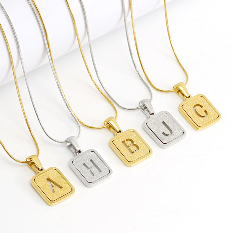 SAYACONA Alphabet - 18K Necklace