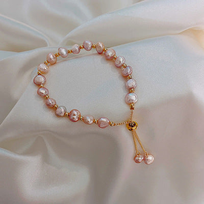 Baroque Pearl Bracelet with Design Sense