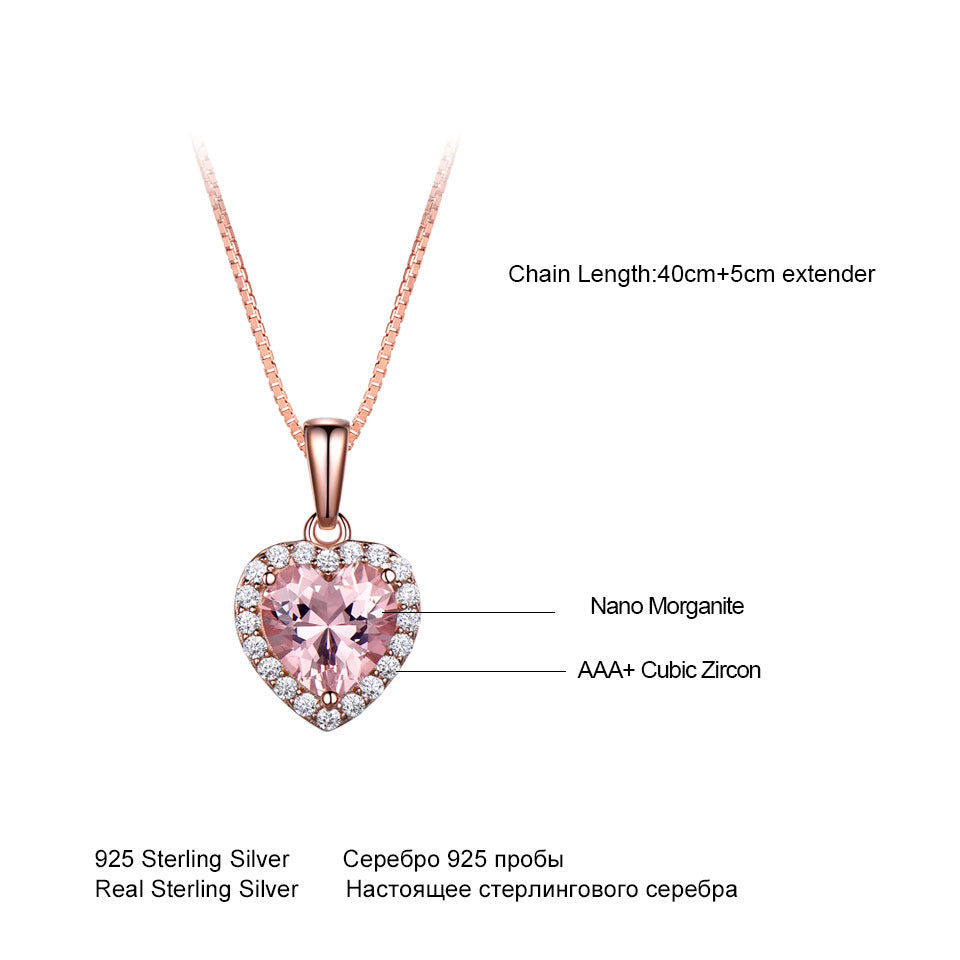 SAYCONA Morganite Pendant